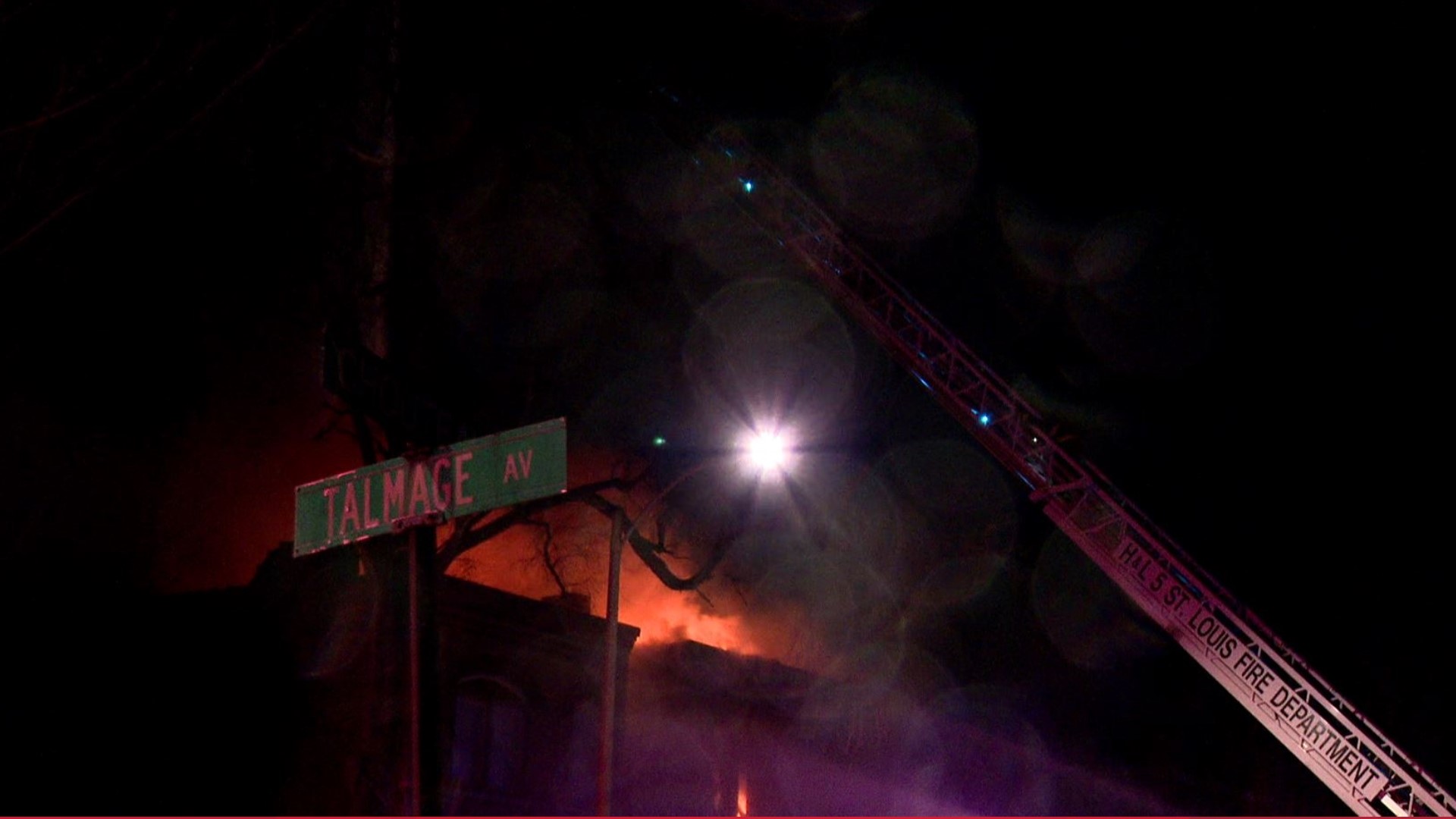 4200 Chouteau Avenue fire early Sunday morning leaves one injuried.