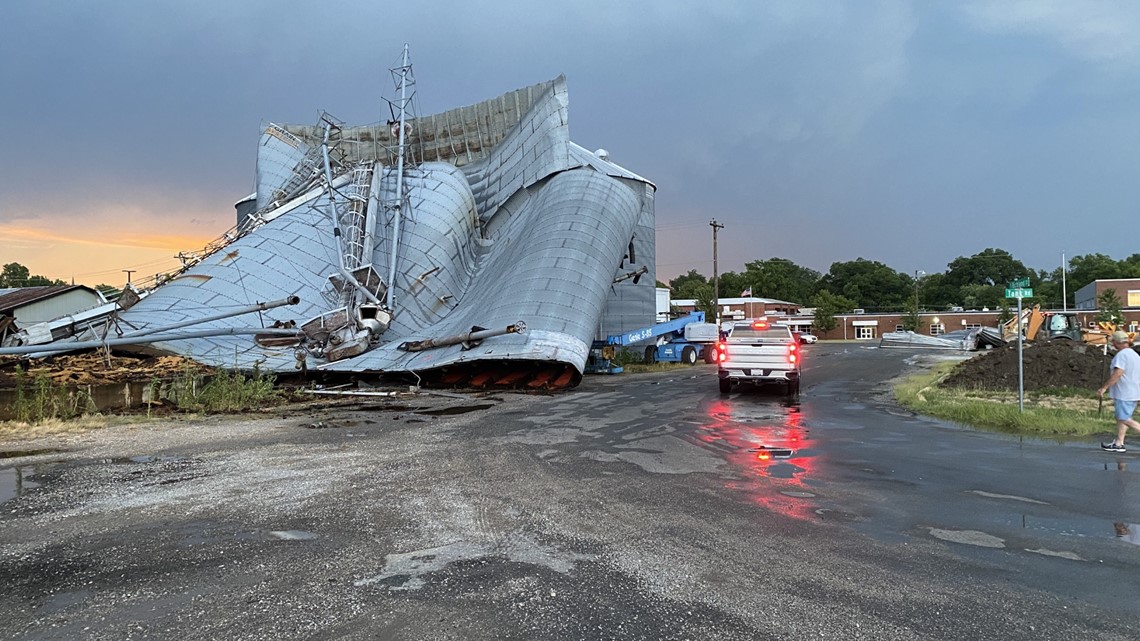 Storm Video: Trees falling due to high winds across the region