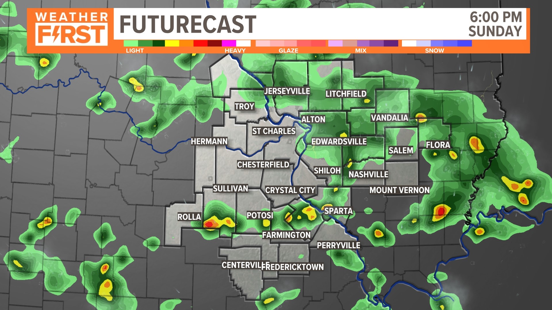 Potential for strong storms Sunday in St. Louis | ksdk.com