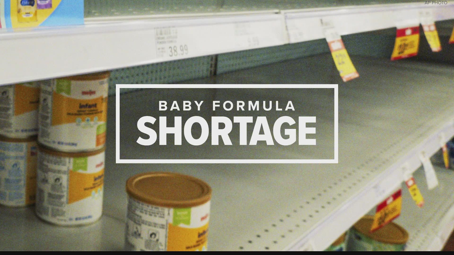 Baby formula production is now ramping up again, but it's still going to take some time to before store shelves fill up.