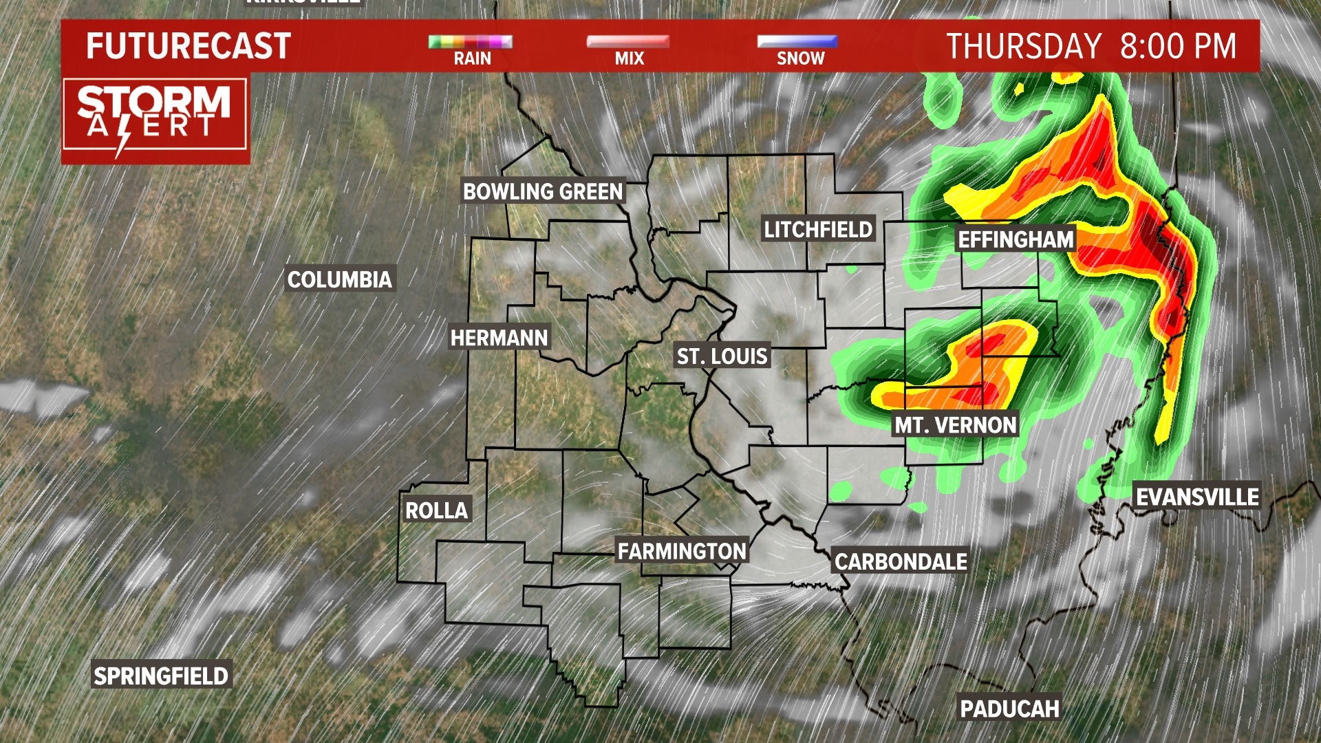 Spectacular Severe Storms Possible Thursday For St. Louis, Across Southern Illinois Abstract in 4K Spectacular Severe Storms Possible Thursday For St. Louis, Across Southern Illinois Abstract in 4K