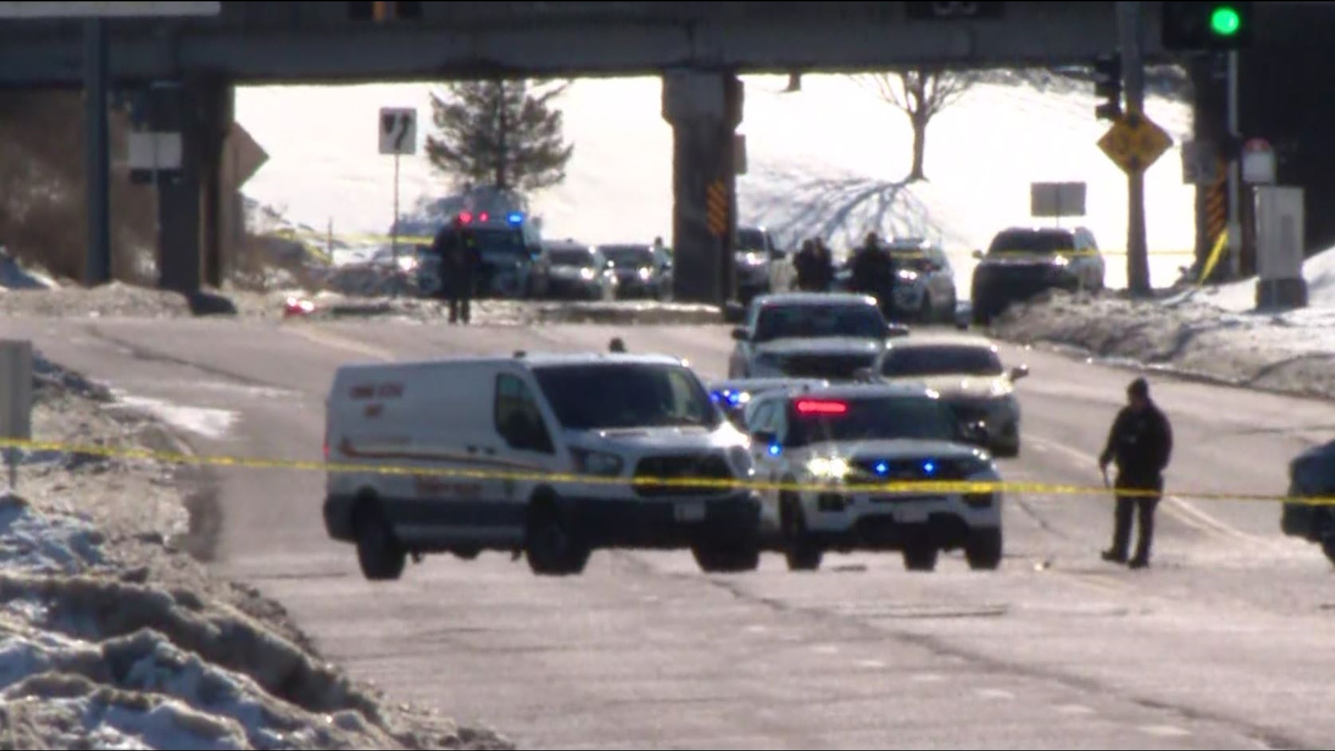 Man dies after exchanging gunfire with officers, struck by police car ...