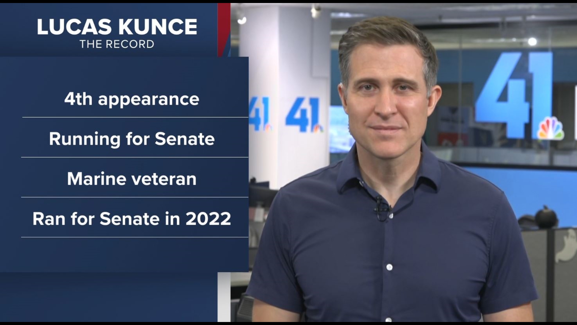 Democratic candidate for Senate Lucas Kunce discusses his campaign and what sets him apart from incumbent Sen. Josh Hawley.