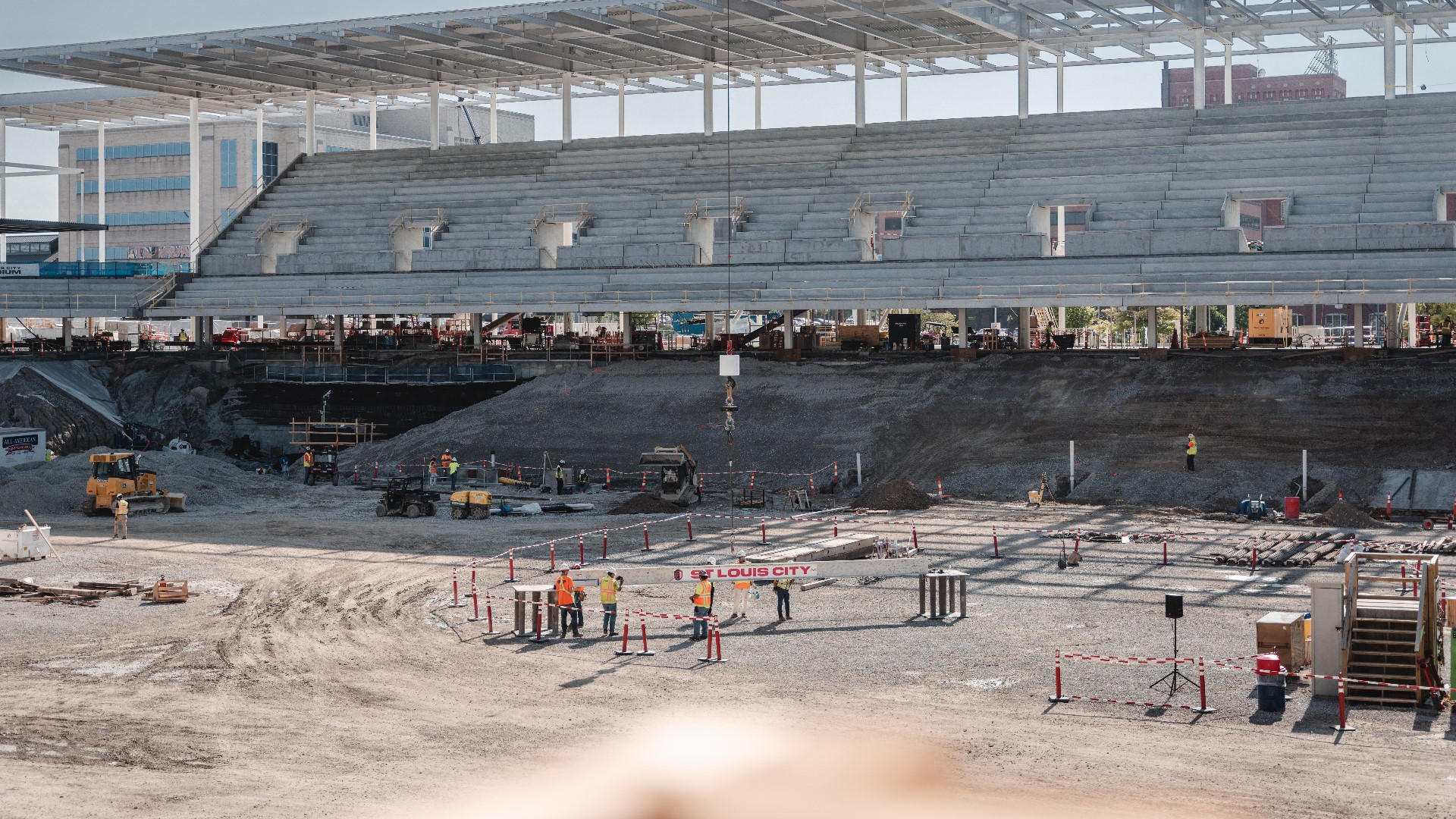 St. Louis City Soccer Club stadium makes progress | ksdk.com