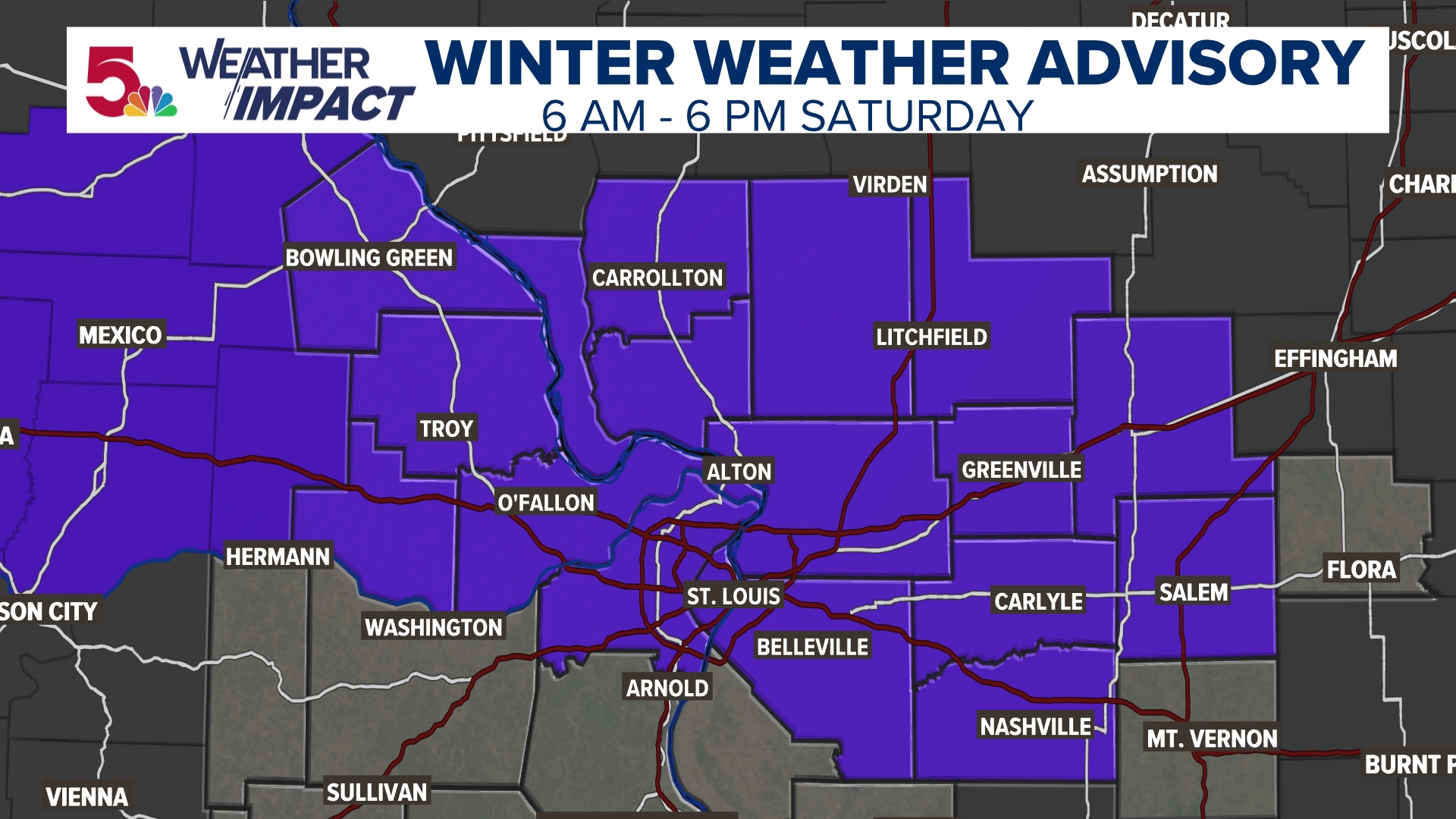 St. Louis could see first measurable snow of the season Saturday | ksdk.com