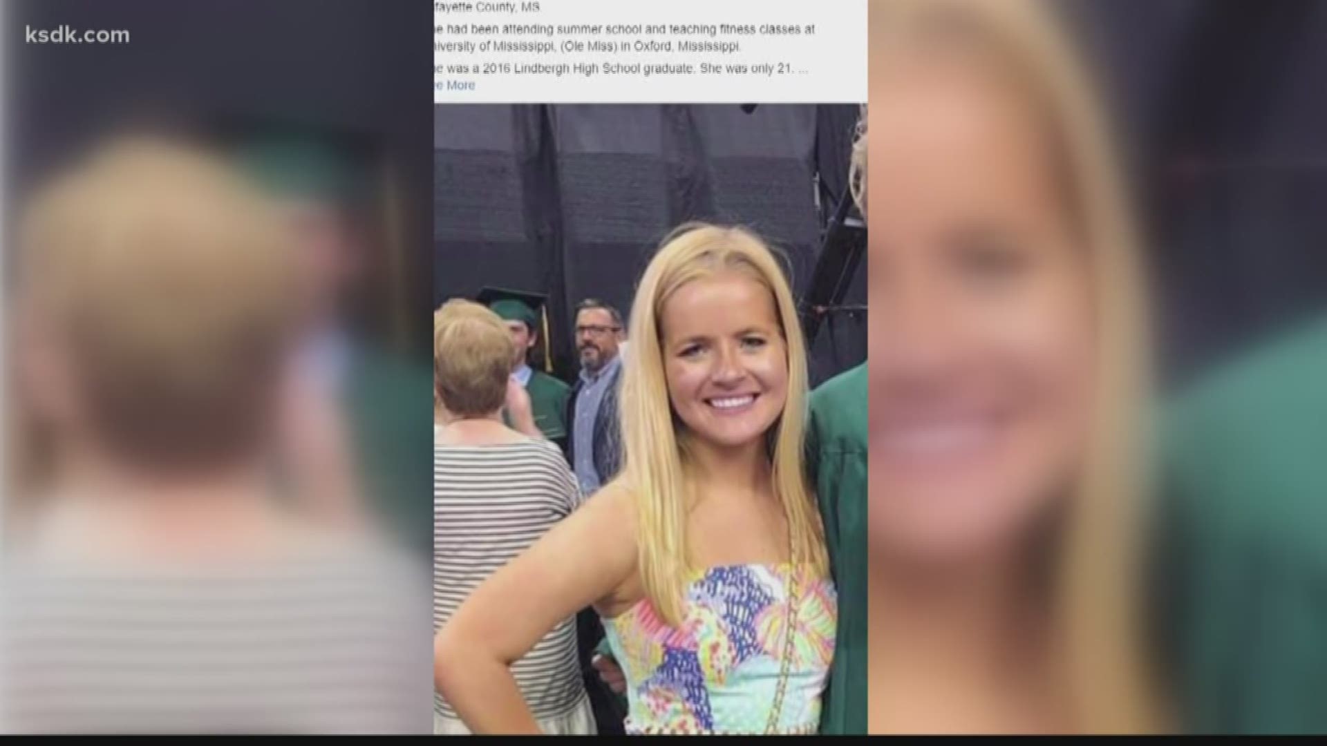 A police source in Mississippi confirmed that Ally Kostial was shot eight times and stated no one has been arrested at this time.