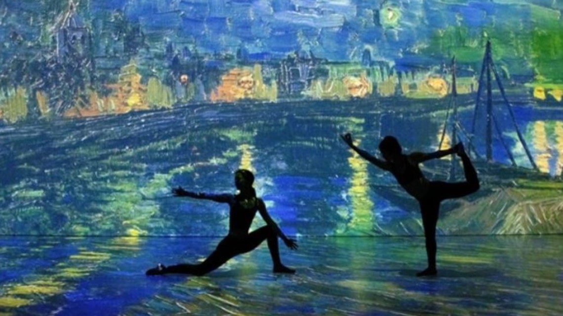 Yoga classes at Beyond Van Gogh at St. Louis Galleria - Vimarsana News