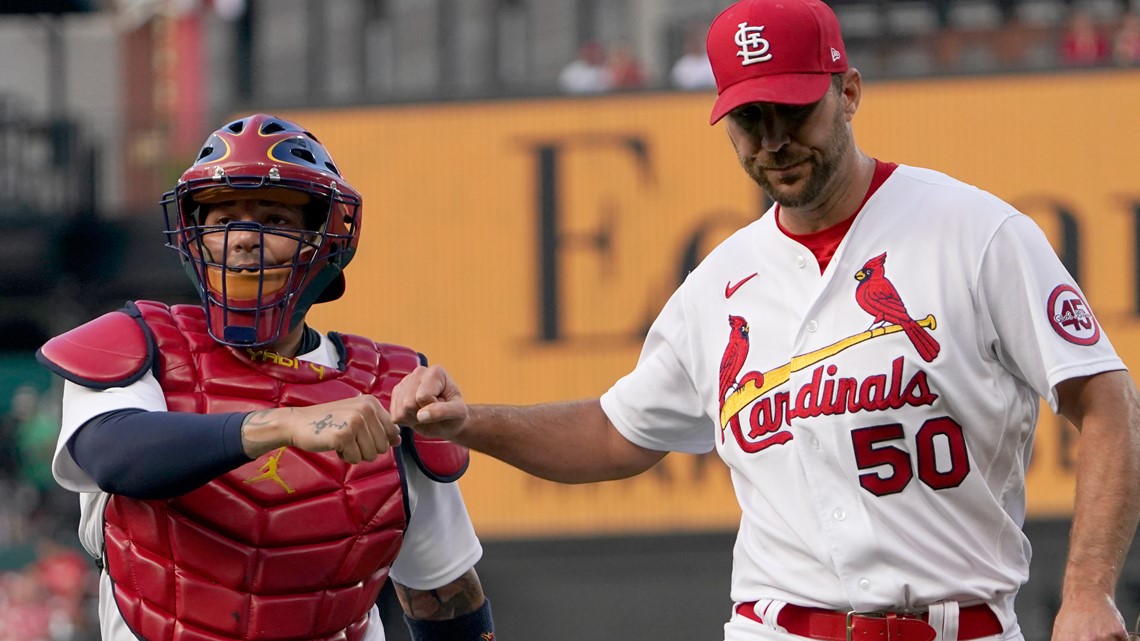 St Louis Cardinals' Adam Wainwright, Yadier Molina make record