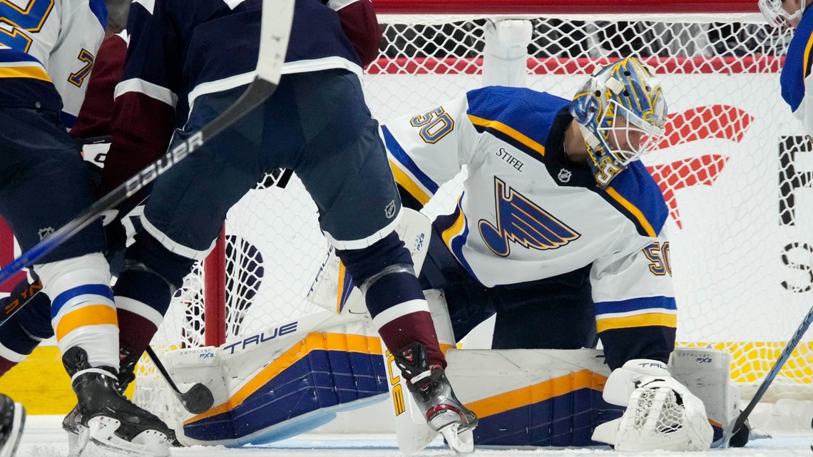 Blues scoring struggles continue in 4-1 loss to Colorado | ksdk.com