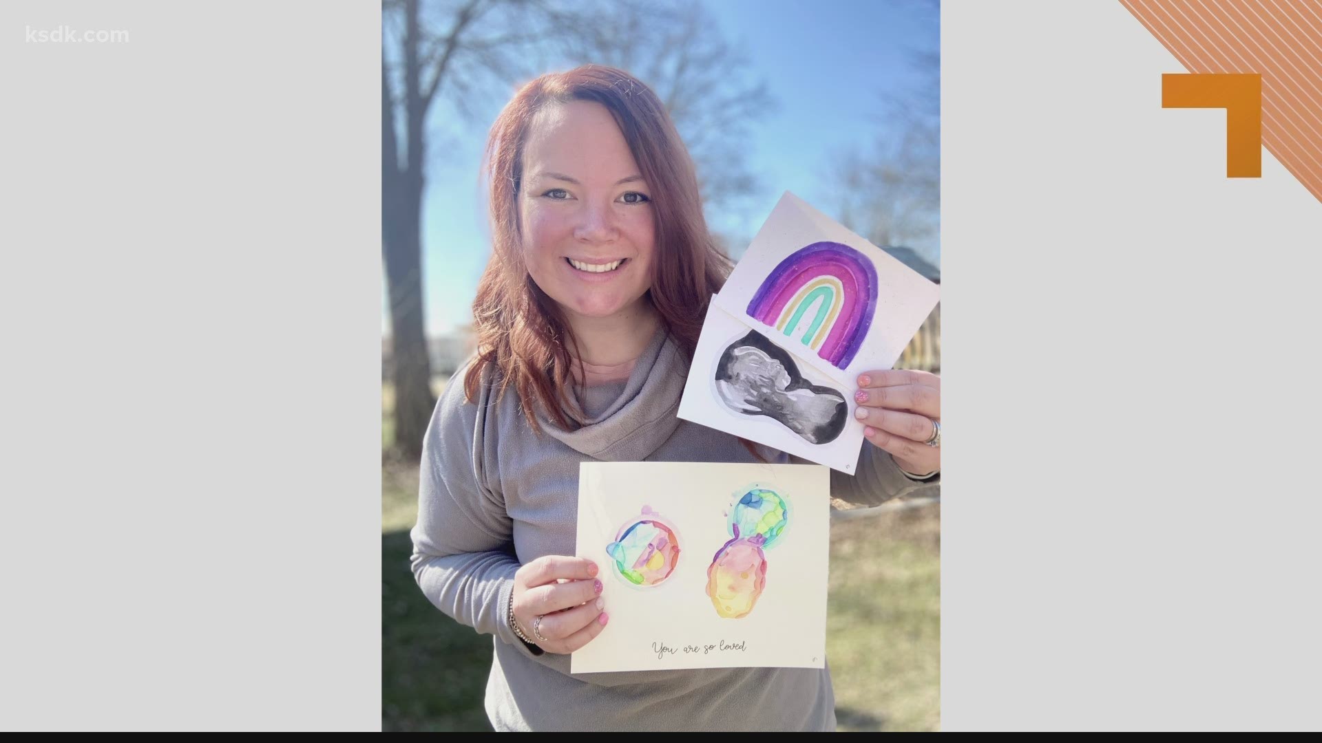 Roxy Jenkins began painting embryos after her own struggles with infertility.