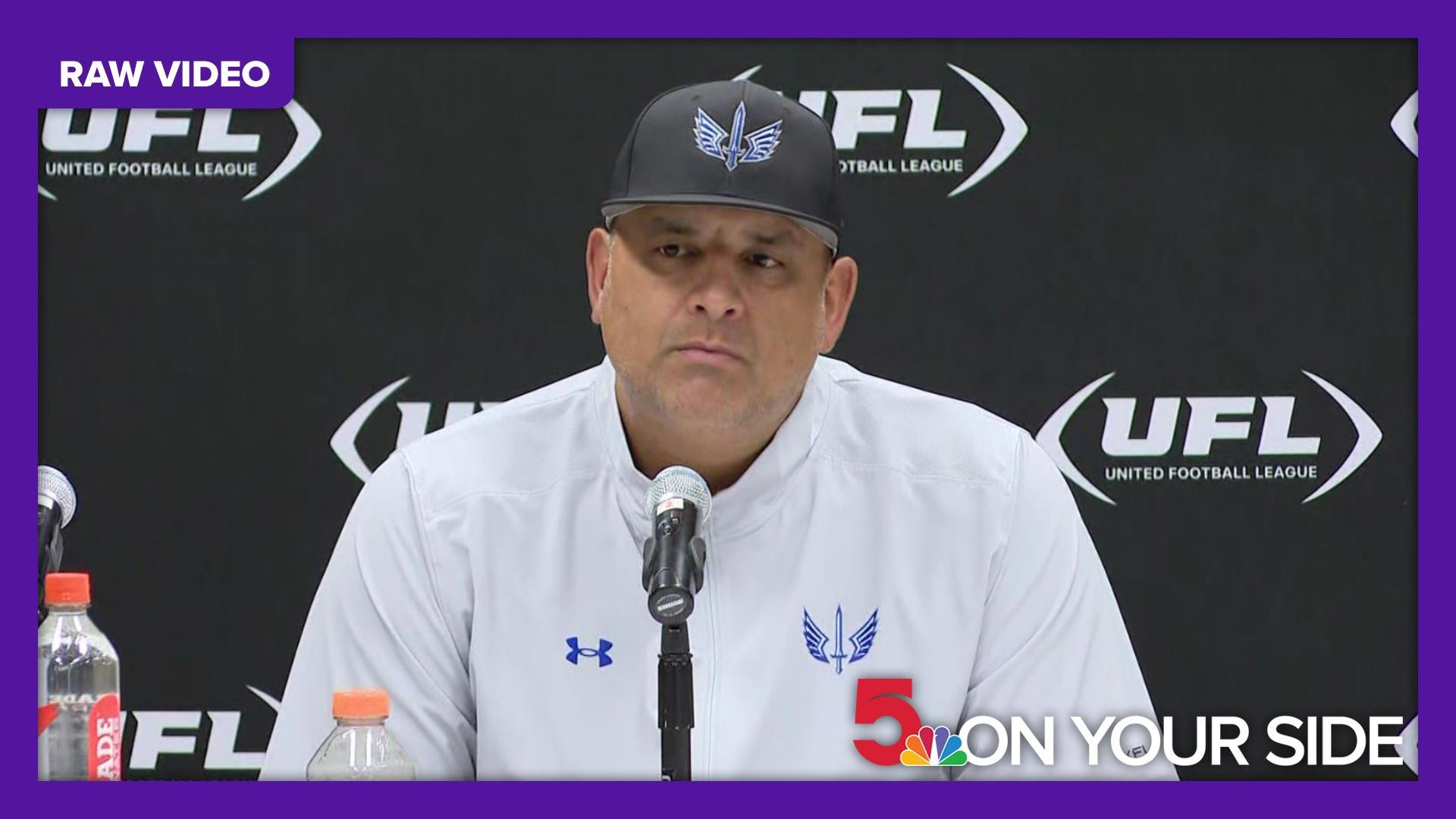 The St. Louis Battlehawks fell to the San Antonio Brahmas in the XFL Conference Championship. Head coach Anthony Becht discussed the team's loss on Sunday.