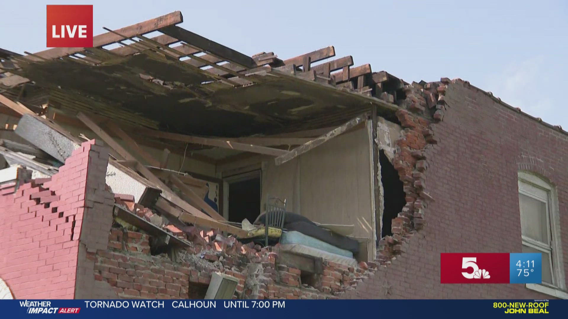 Storm damage has been reported in north St. Louis after severe storms moved through. Here's the latest.