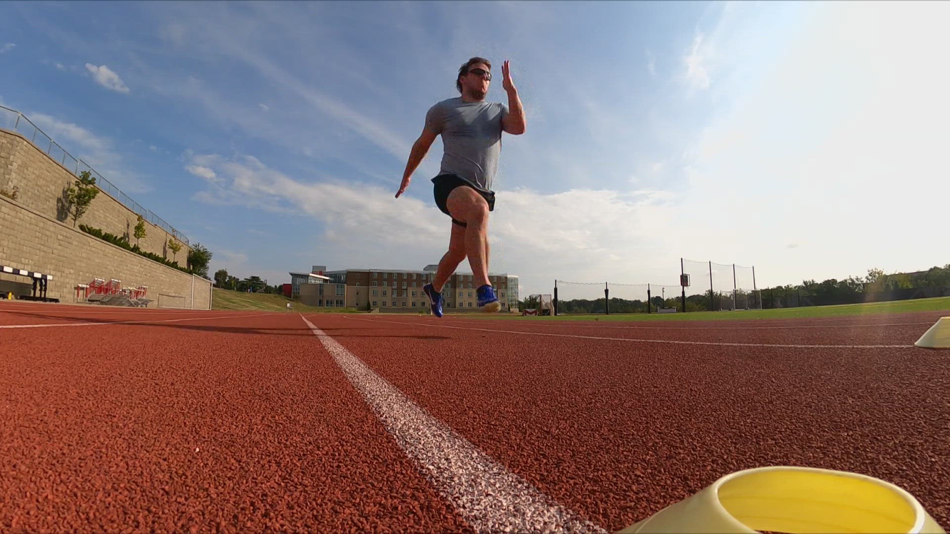 Josh Fields was born with congenital glaucoma and has limited sight. However, he has a clear vision for his future: the 2028 Paralympics.