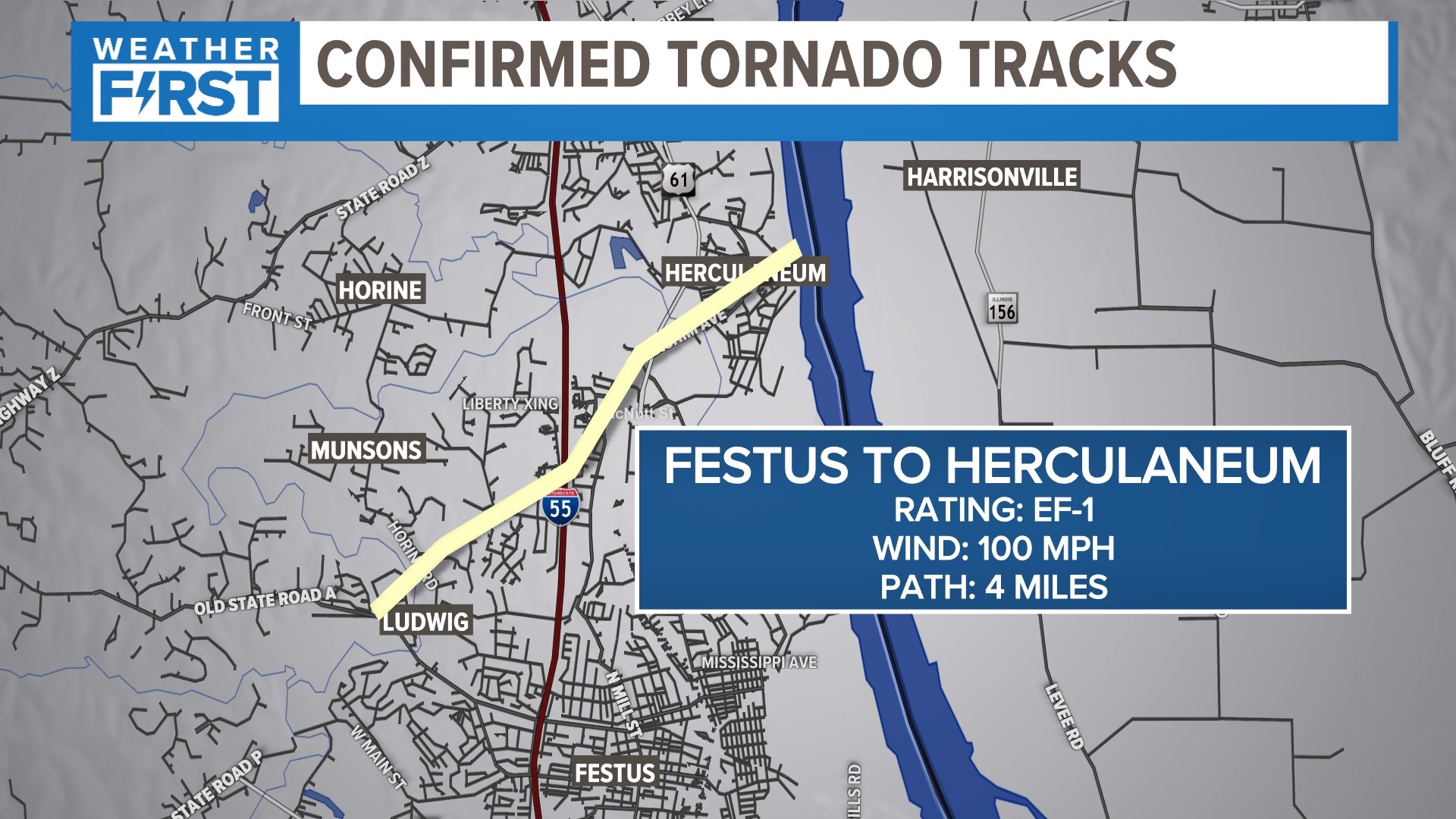 Breaking down St. Louis area tornados from Saturday's storms | ksdk.com