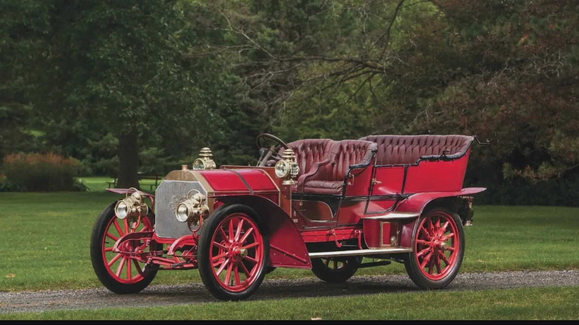 A historic automobile has made its way back to Grant’s Farm. You can visit the antique car that was once owned by Augusta Busch, Sr.