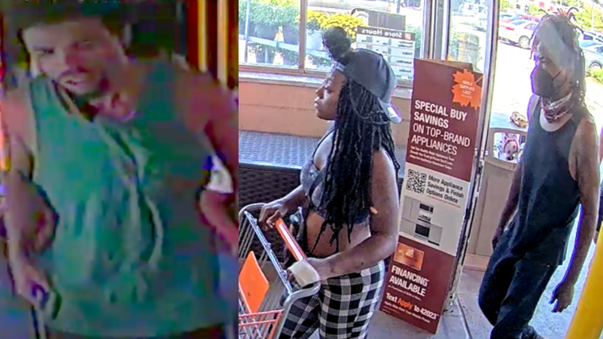 Police ask for help locating suspects in Home Depot robbery