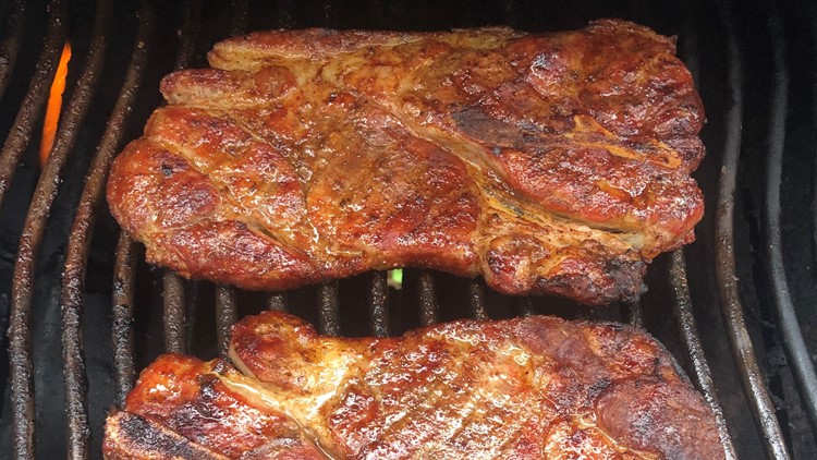 If you’re grilling a pork steak like this, you’re doing it wrong