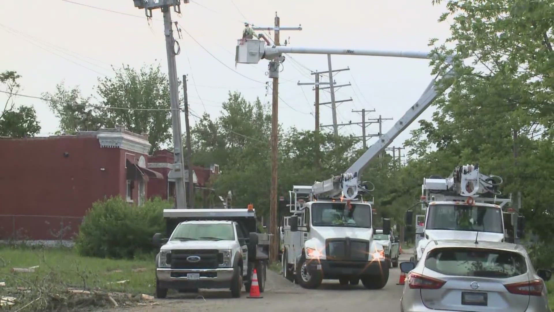 Ameren has replaced 6,000 power poles so far. 