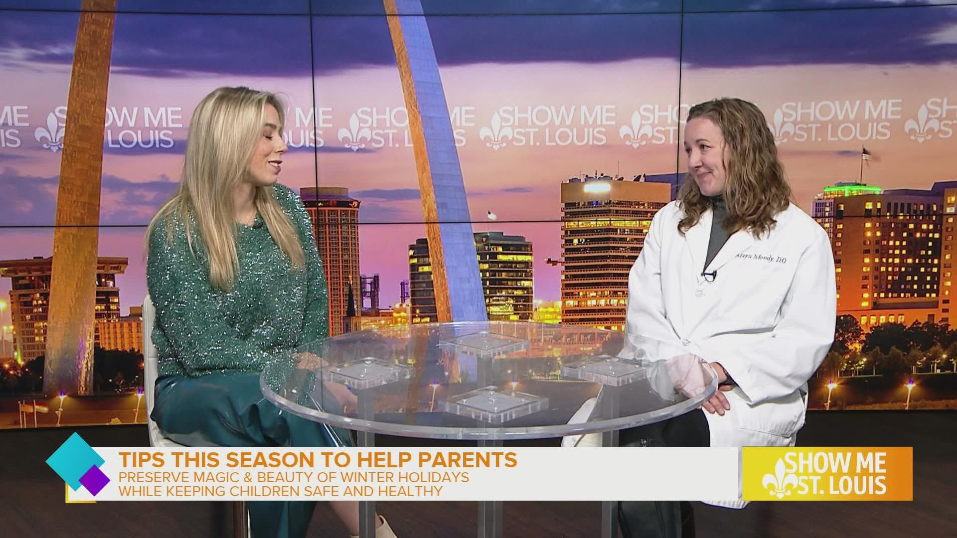 Dr. Maya Moody of The Missouri Chapter, American Academy of Pediatrics joined Mary in studio to share tips for parents and kids this holiday season.