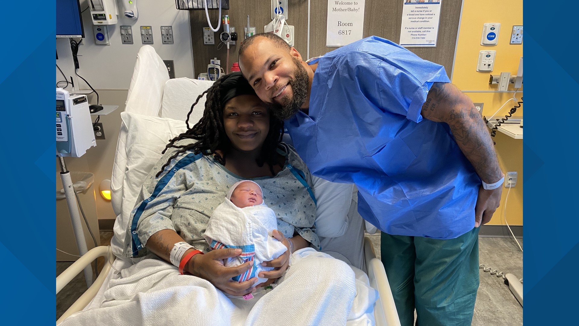 1st baby born in St. Louis on New Year's Day