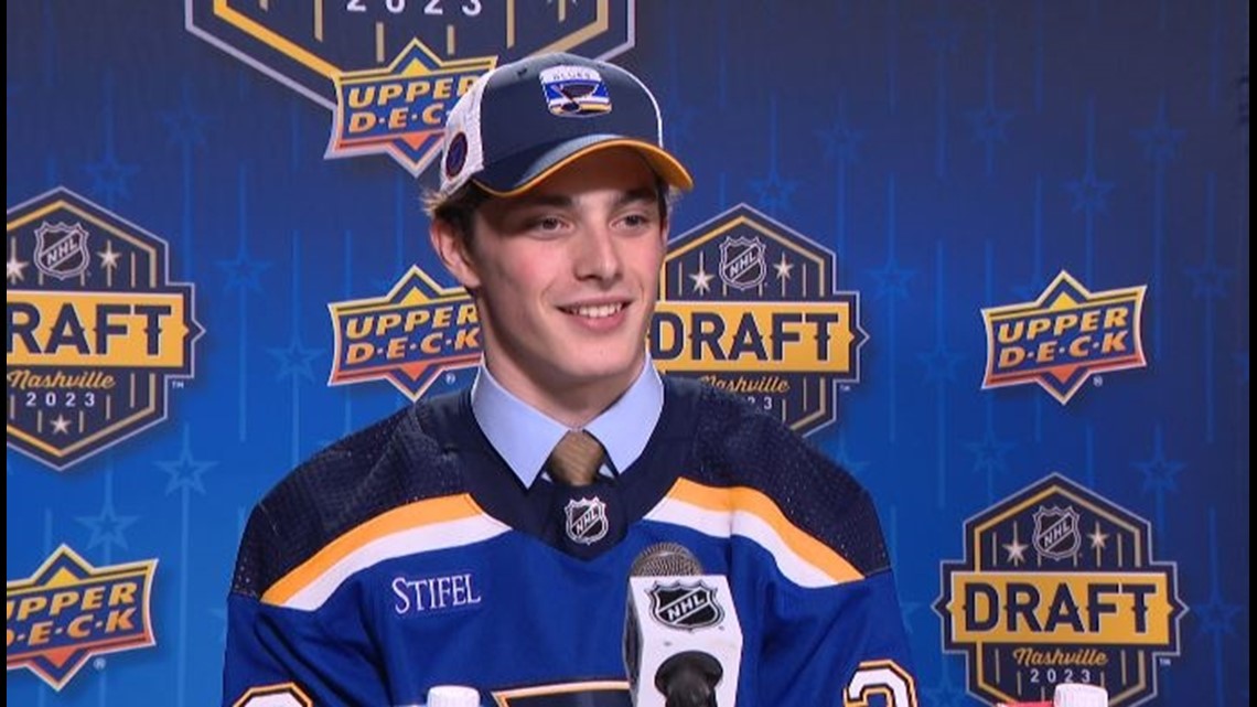 St. Louis Blues Pick Dalibor Dvosky At No.10: 2023 NHL Draft Reactions -  FloHockey