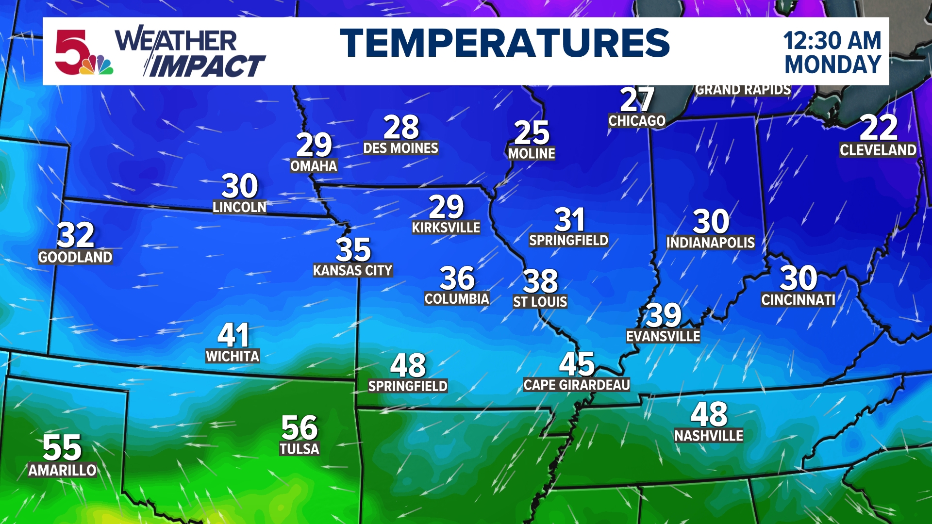 Weather Impact Alert: Mix of rain and snow ending overnight | ksdk.com