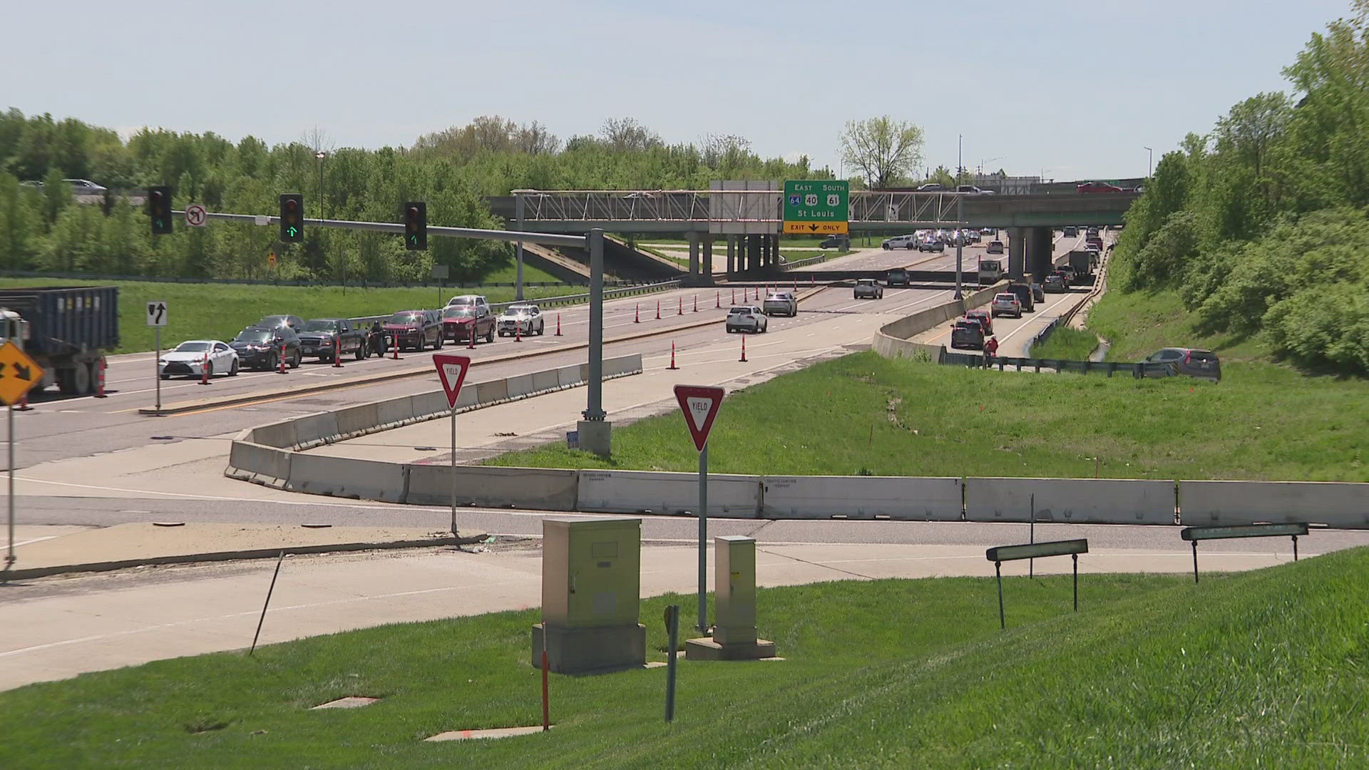 Significant road construction is getting underway at the I-64, Route 141 interchange. Expect lane reductions on north- and southbound 141 immediately.