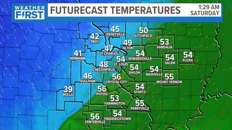 Rollercoaster temperatures continue this weekend in St. Louis area