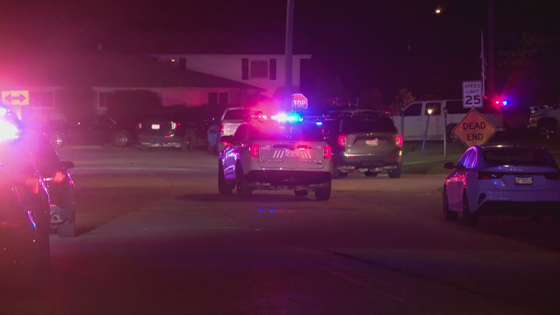 Two other officers were treated for injuries while fighting the suspect, police said. Both were released from the hospital. 