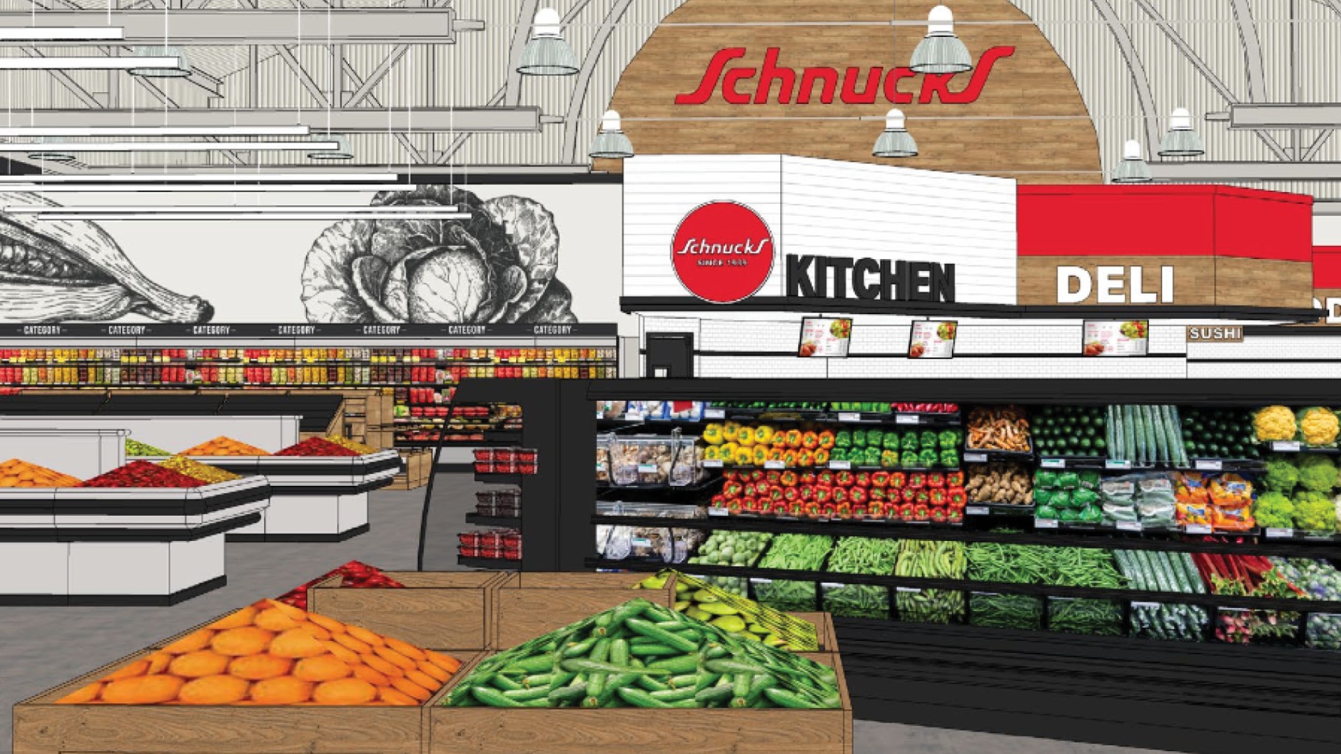 Major renovations are underway at two Schnucks St. Louis-area stores. Both remodels are expected to be completed by late fall 2024.