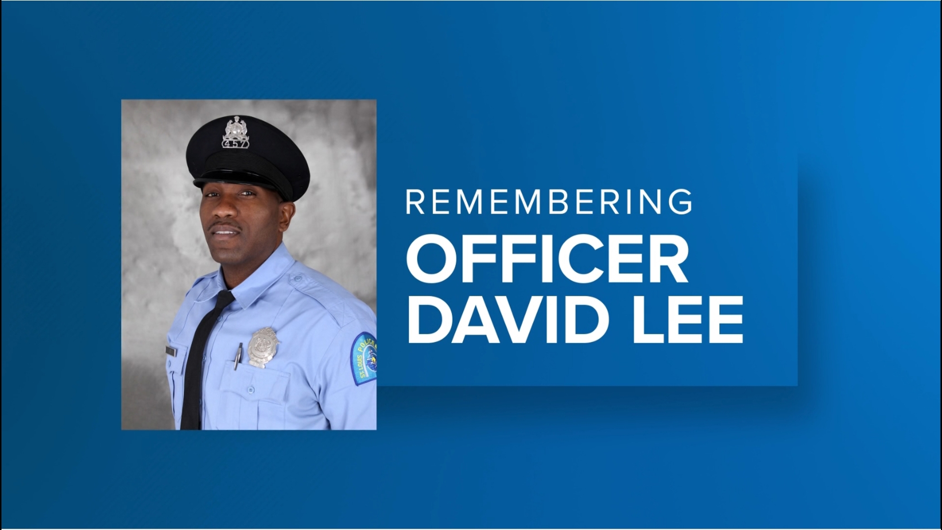 St. Louisans gather to honor Officer David Lee, the St. Louis police officer who died on duty Sept. 22, after serving the city for 18 years.