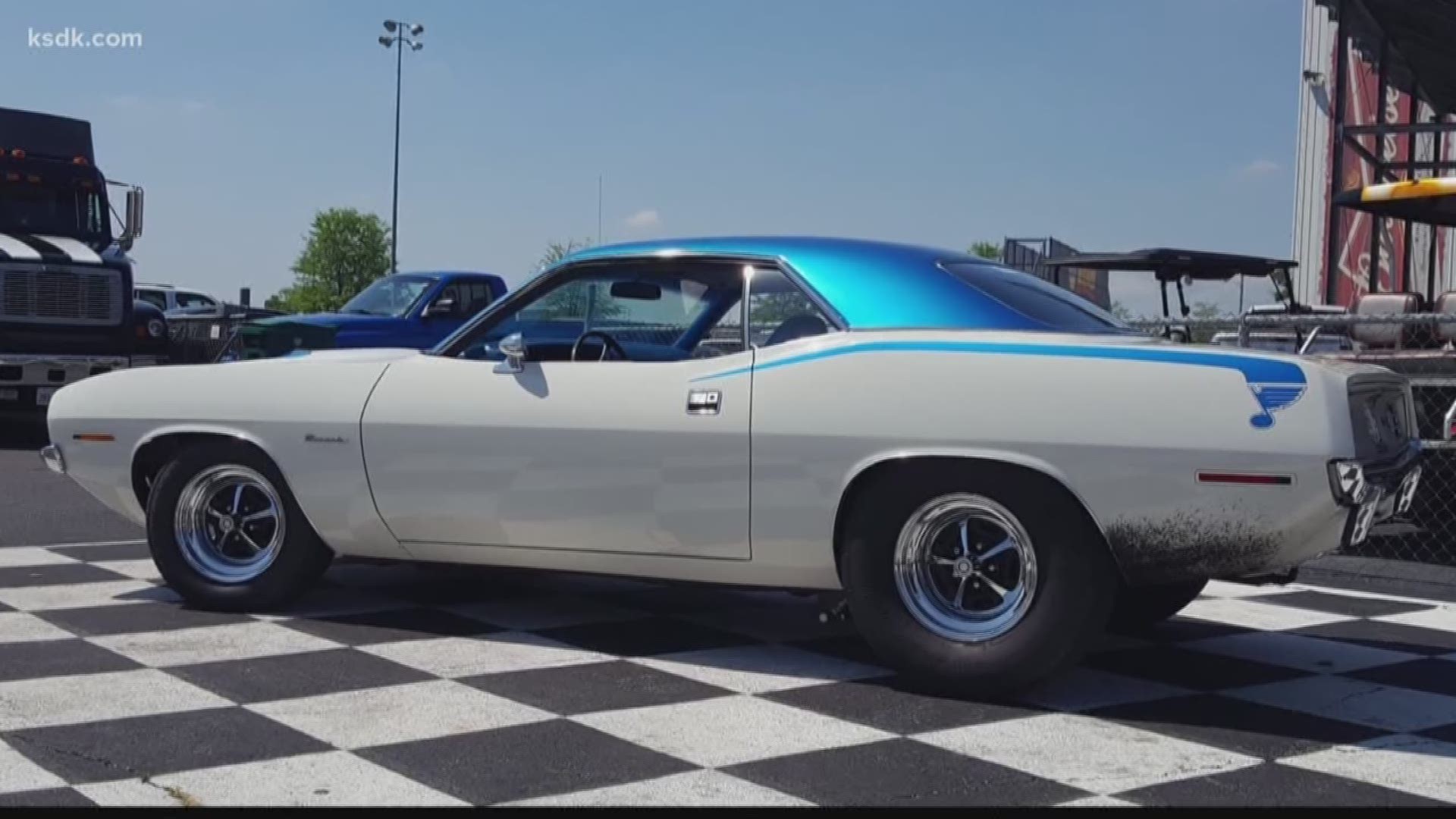 You can buy a St. Louis Blues Barracuda the players drove in 1970