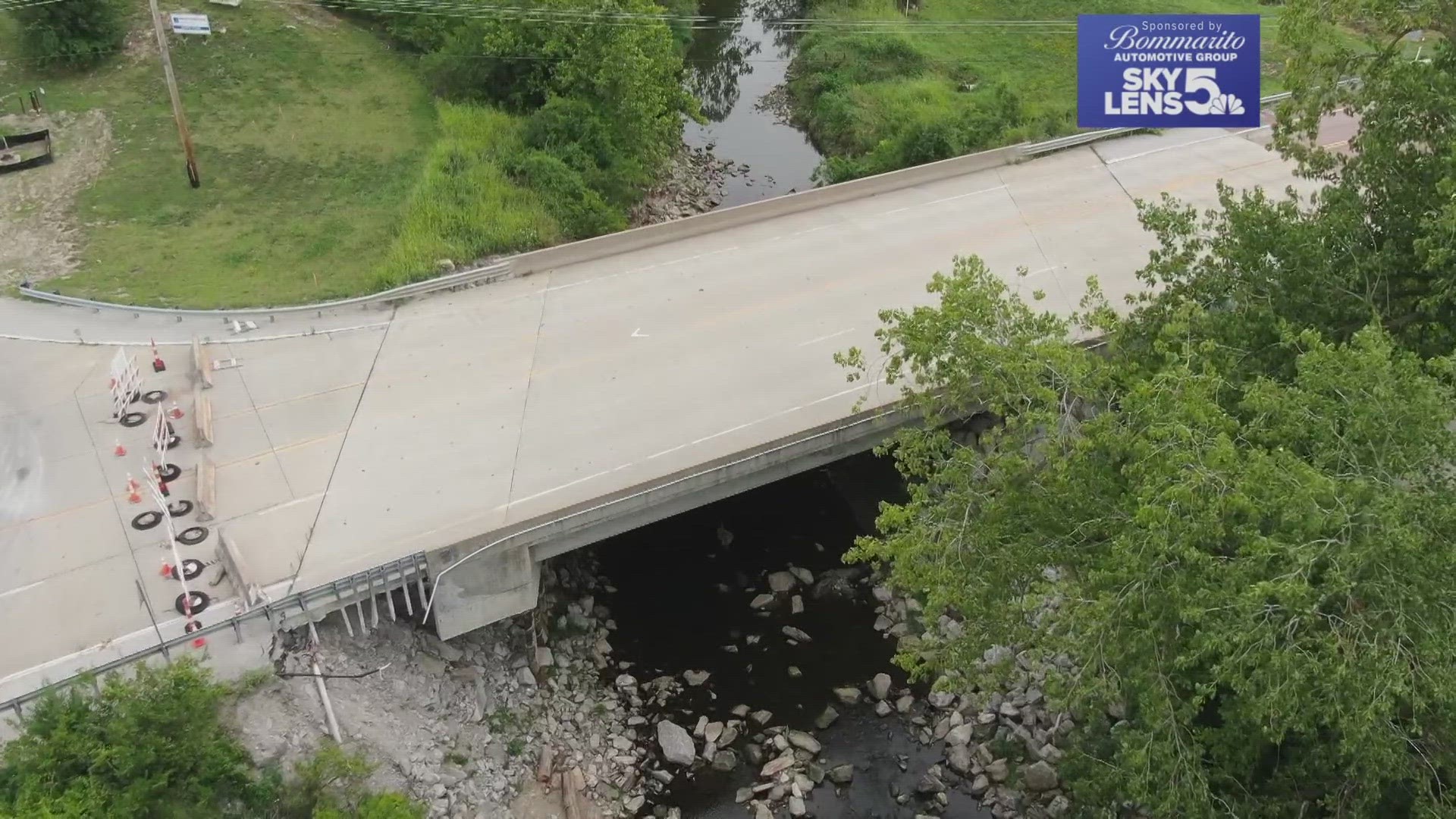 Prichard Farm Road, immediately south of Route 141 in Maryland Heights, is still closed. A bridge on this stretch of road needs repairs.