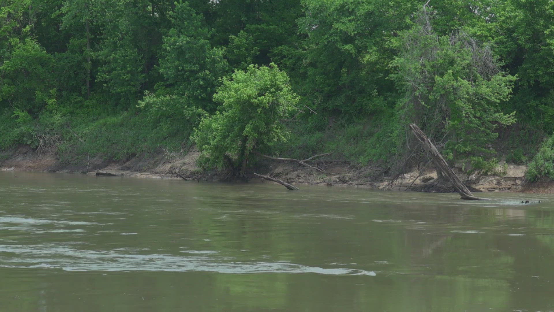 Recent rainfall has put Missouri rivers at dangerous levels. Swift and muddy water has hidden dangers below the surface.