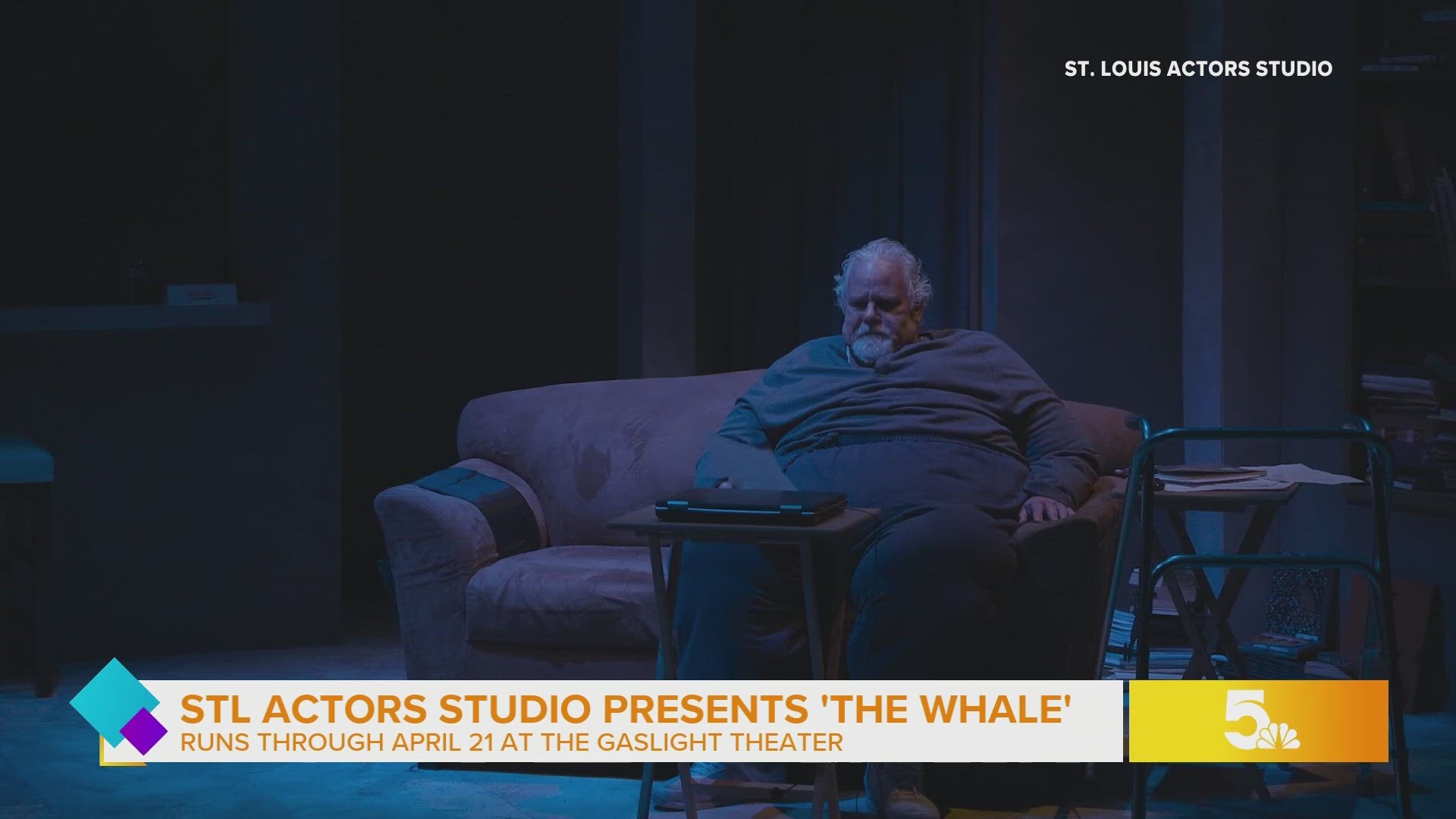 'The Whale' continues through April 21 at the Gaslight Theater.