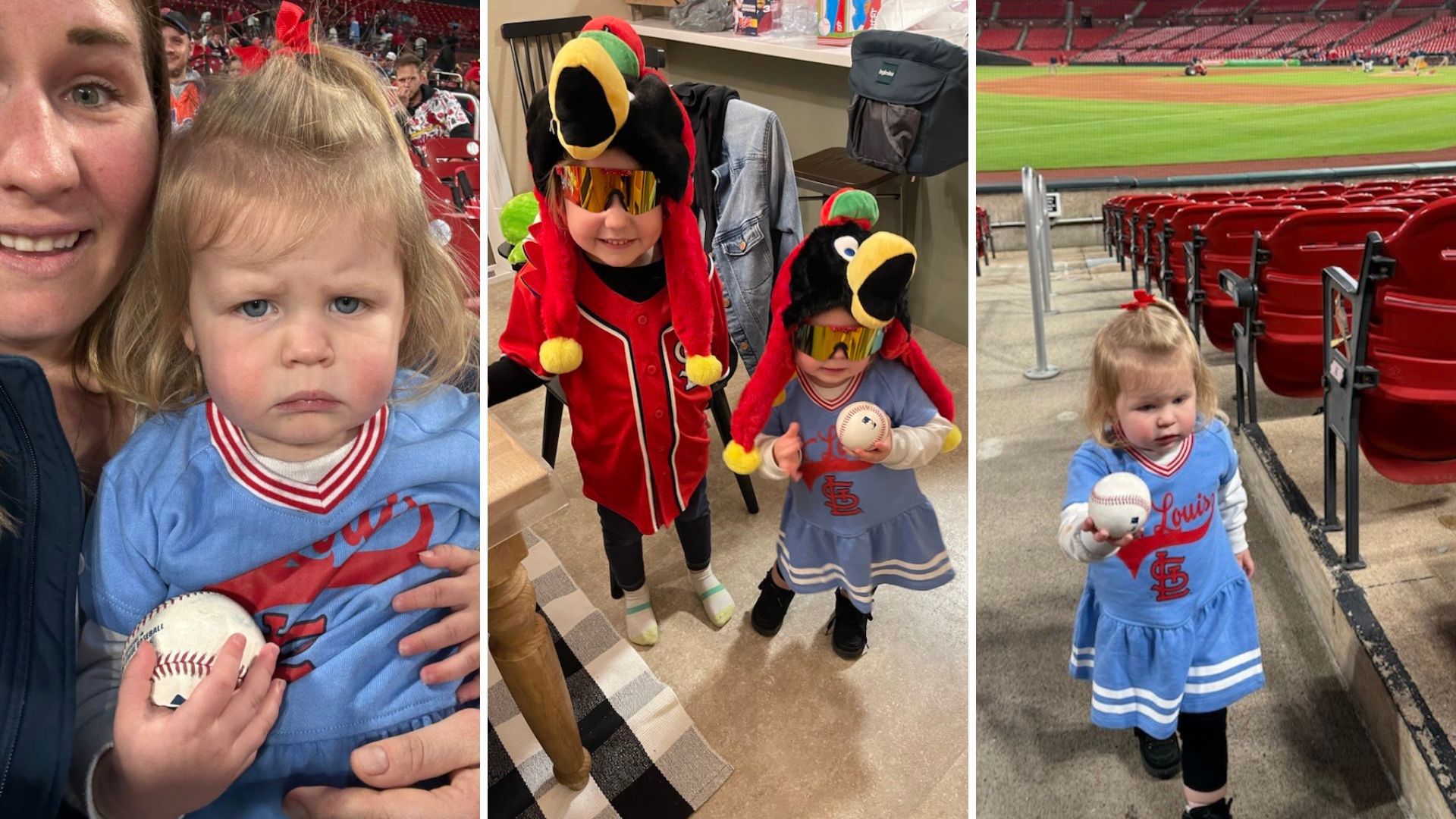 Nolan Arenado lands on little girls during Cardinals game | ksdk.com
