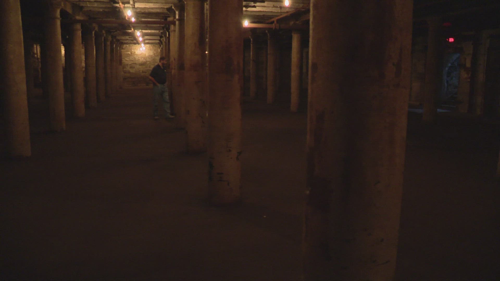 Below St. Louis' historic Lemp Brewery, in an area off limits to the public, there have been several strange sightings that can't be explained.