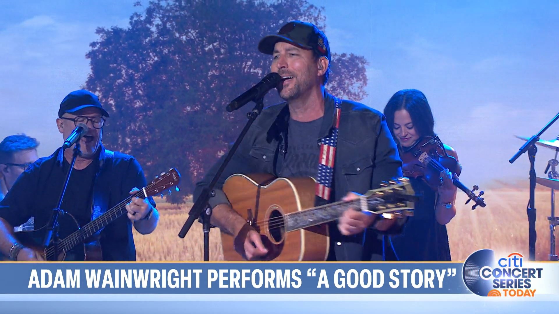 Waino visited the "Today Show" on Monday to play "A Good Story" off his debut album, "Hey Y'all." This is not the first time Waino has performed on a big stage.