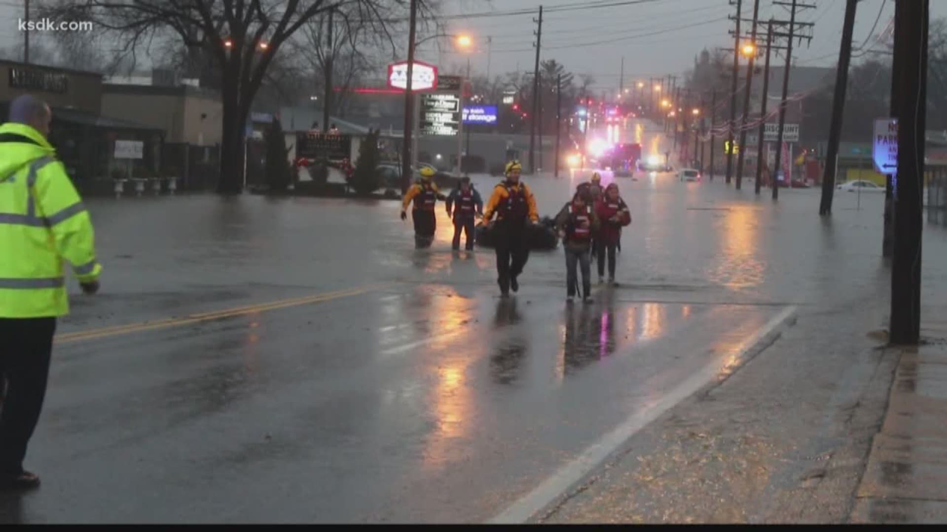 Many businesses along Deer Creek have to sandbag and evacuate, whenever heavy rain is coming.