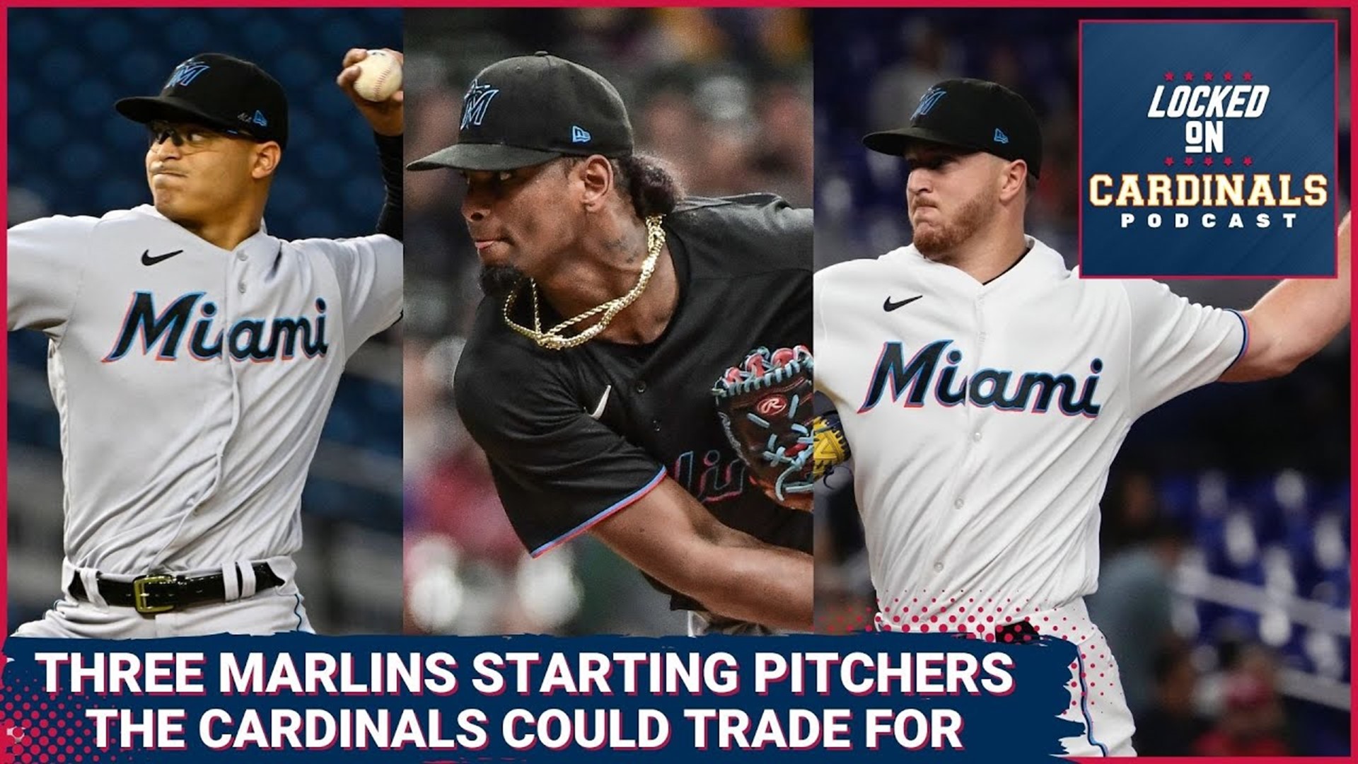 The Miami Marlins and the St. Louis Cardinals appear to be a good match for a trade. Pablo Lopez is the name most mentioned but other starters could be targets.