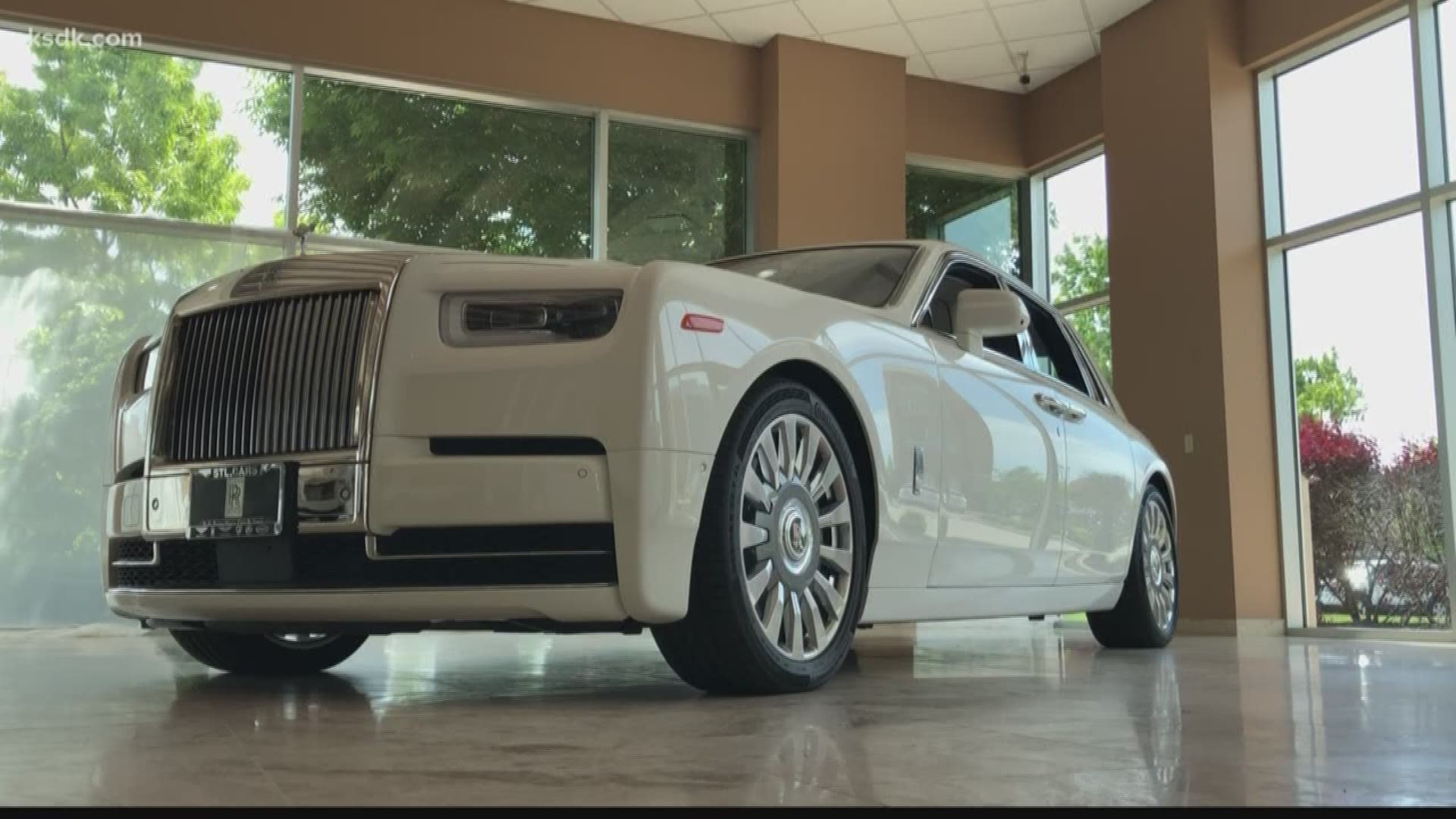 Monday is National Be a Millionaire Day, and what says big bucks more than having a sweet ride? Graham Hill of STL Motorcars showed us a car that might be one of the most luxurious on the road: the Rolls-Royce Phantom.