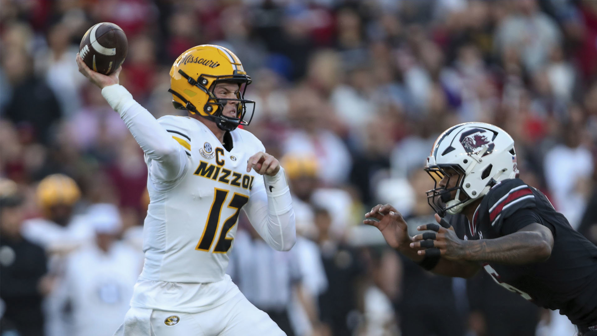 Twice Missouri took a lead in the final period Saturday night and twice quarterback LaNorris Sellers and the Gamecocks answered back with success.