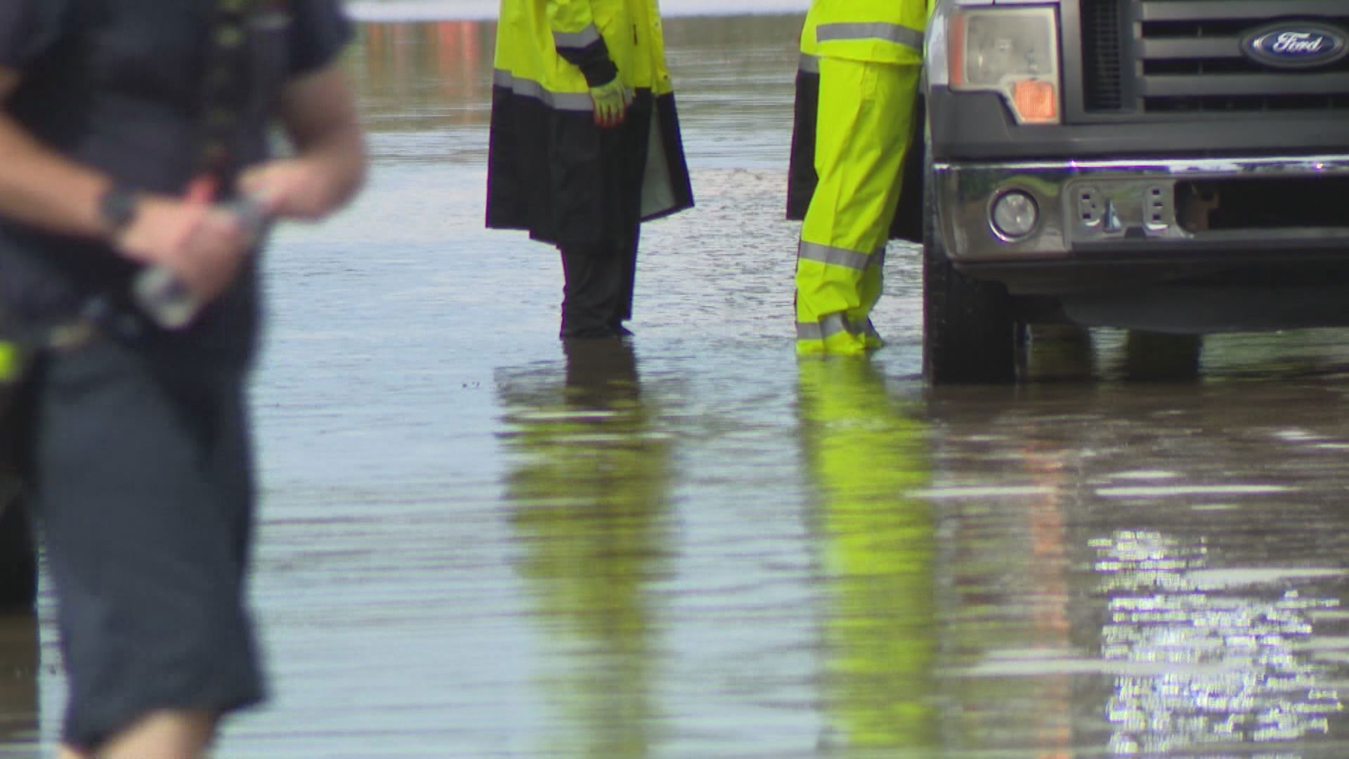 Representative Nikki Budzinski was out with the Army Corps of Engineers surveying the damage from Tuesday's massive flooding. Residents shared frustrations.