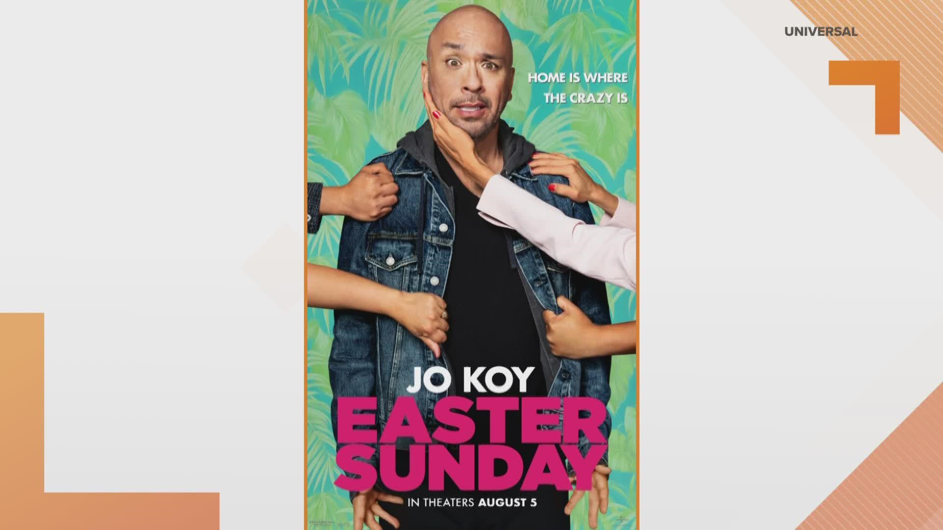 "Easter Sunday" makes its theater debut Friday with stand-up comedian Jo Koy as the lead character. The film is the first film with an all-Filipino cast.