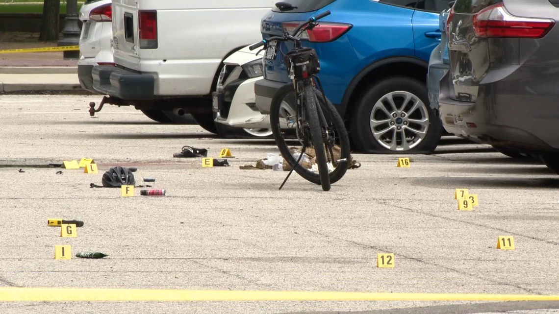 Bullets hit cars, elementary students take cover after deadly downtown St. Louis police shooting