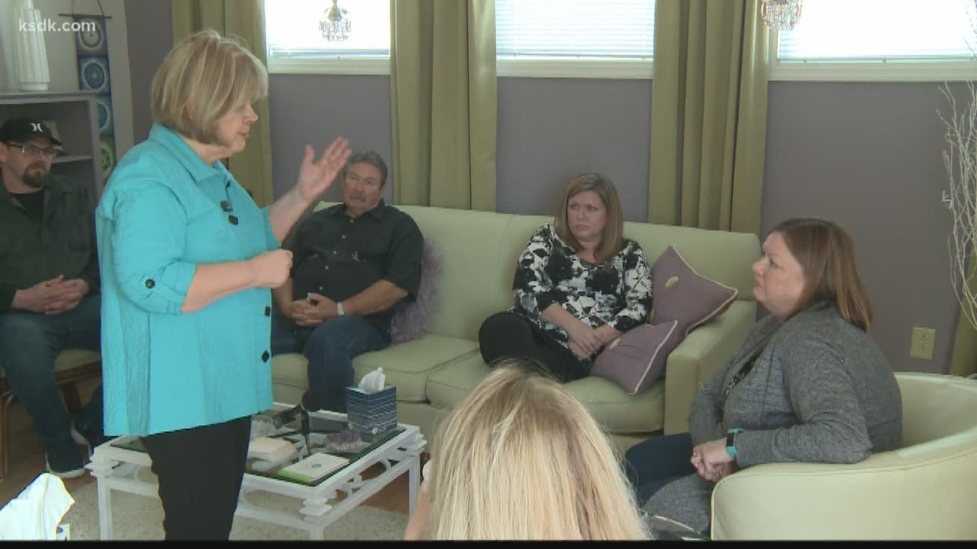 Matina shares messages she says comes from people who have passed.