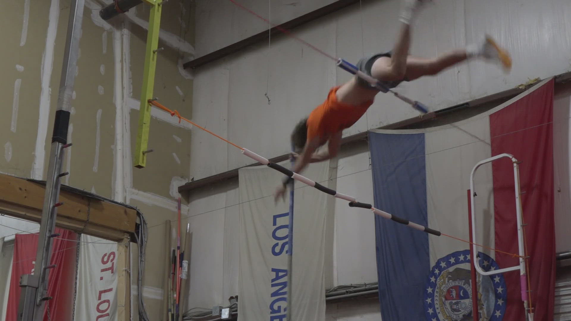 Edwardsville High School freshman Parker Owens recorded a vault of 16 feet, 3 inches. That is the highest pole vault by a 14-year-old ever.