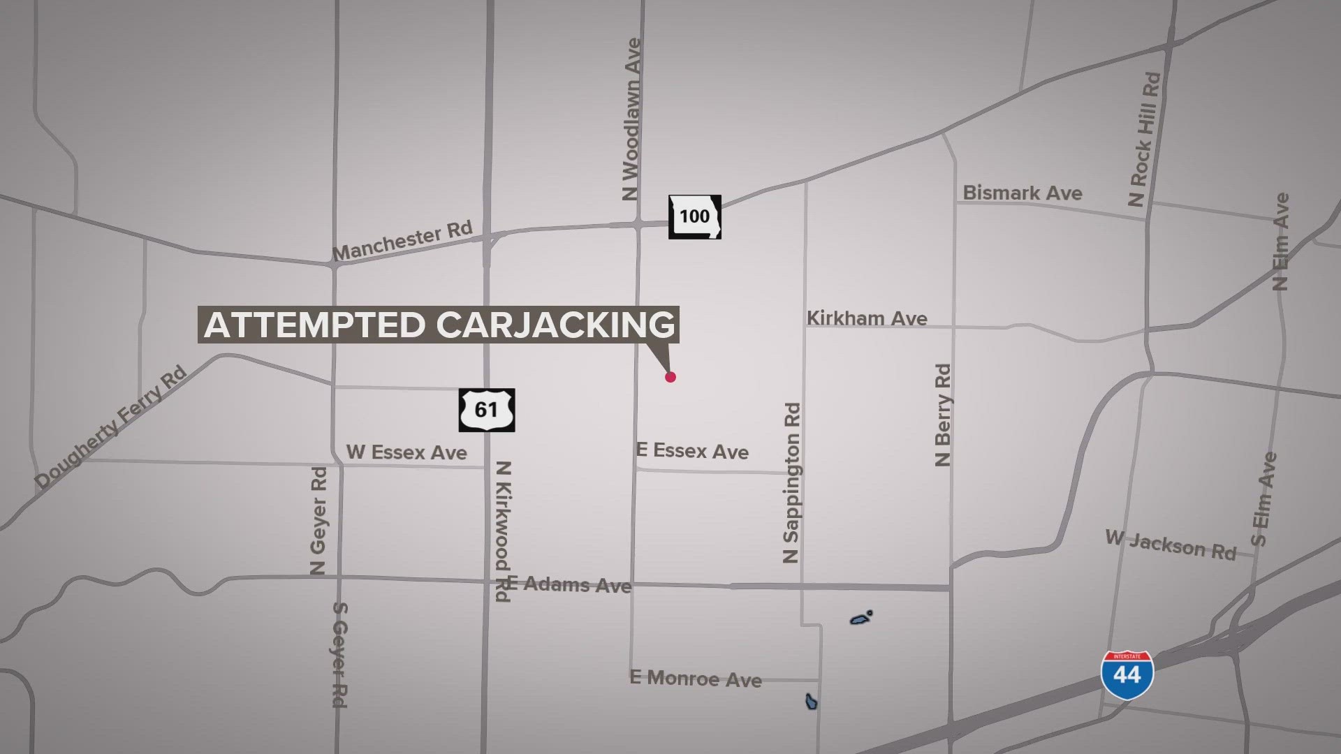 The most recent happened Wednesday in Kirkwood. Frontenac and Ladue police are also investigating similar attempted carjacking incidents.