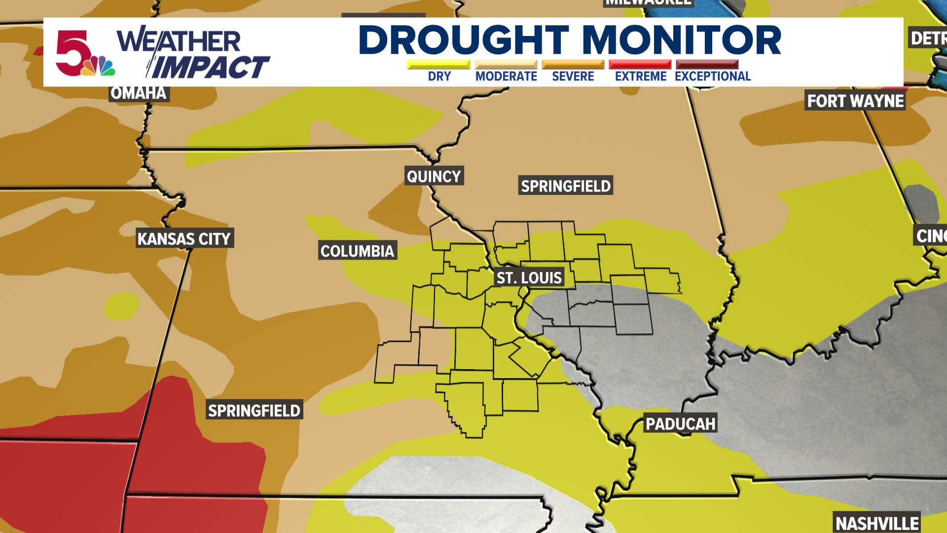 Historic dry stretch continues to close out October | ksdk.com