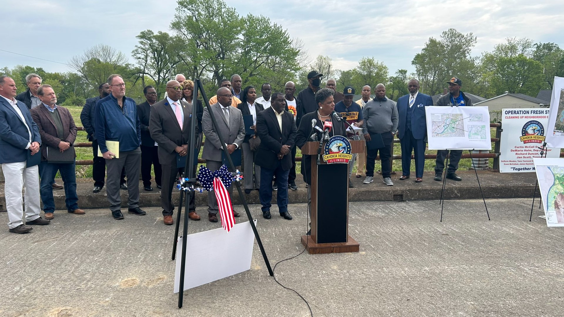 Metro East leaders call for federal assistance to fix flood problems. Residents have expressed interest in federal buyouts due to the flooding in the area.
